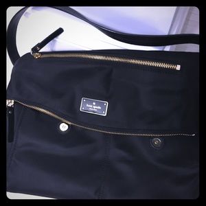 Black nylon Kate Spade laptop bag
